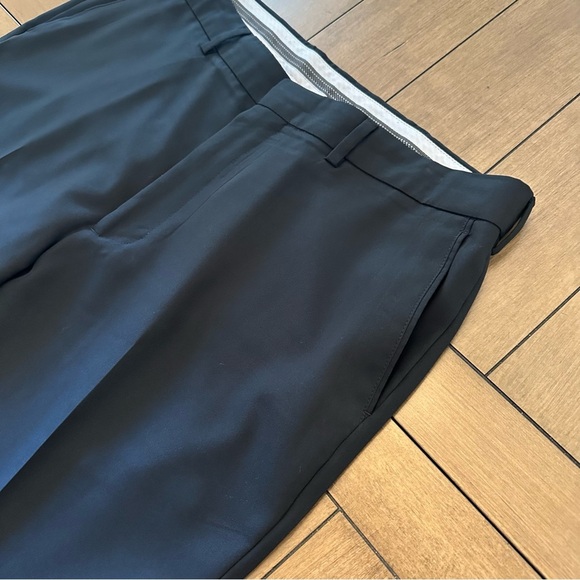 PGA Tour Men’s 38x30 BLACK Golf Performance Athletic Flat Front Straight Pants - Picture 3 of 7